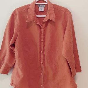 Woman's Columbia button front shirt 2x